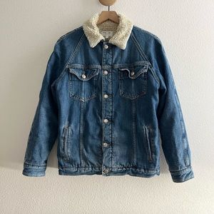 Frame Denim Le Sherpa Denim Jacket